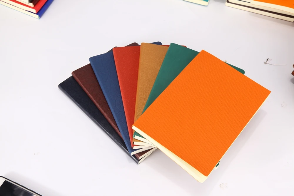 Luxury Business Custom Soft Cover A5 Leather Notepad Customized