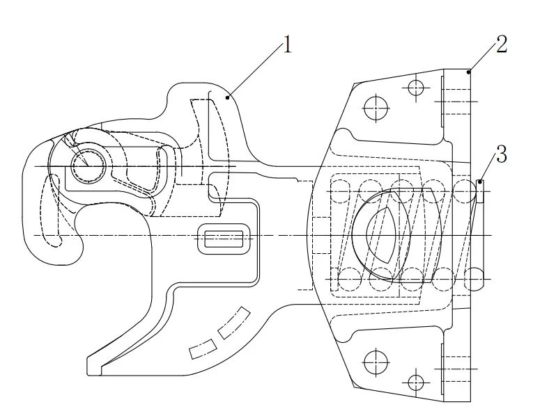 Coupler and Yoke Assembly for Railway Locomotive