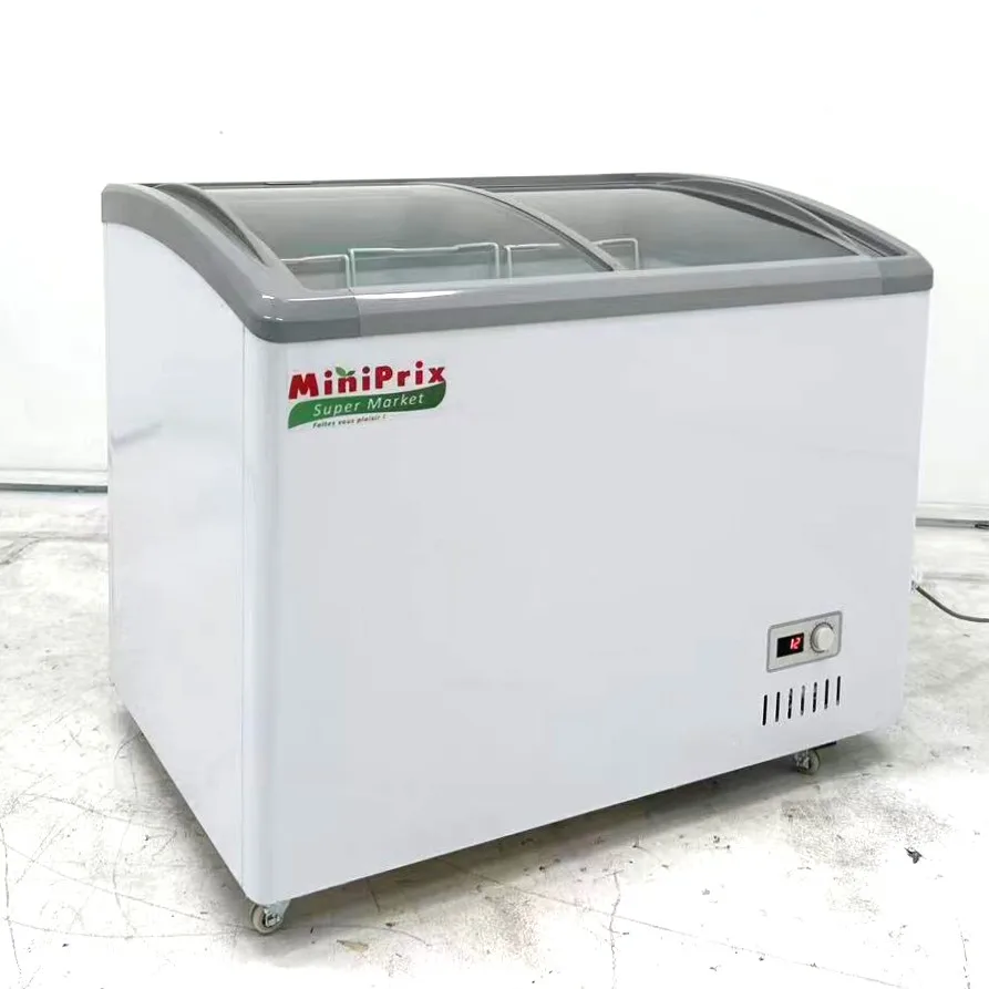Mini Freezer for Ice Cream Tricycle Freezer Ice Cream Showcase Freezer