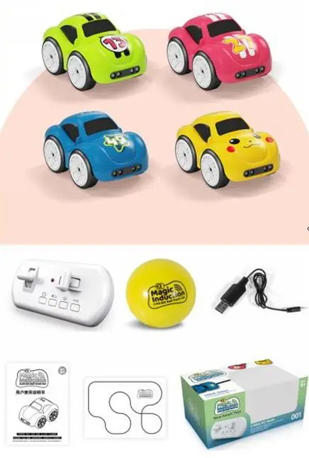 Remote Control Magic Induction Cartoon Car with Intelligent Gesture Sensing Mini Electric Vehicle for Children Interactive Play