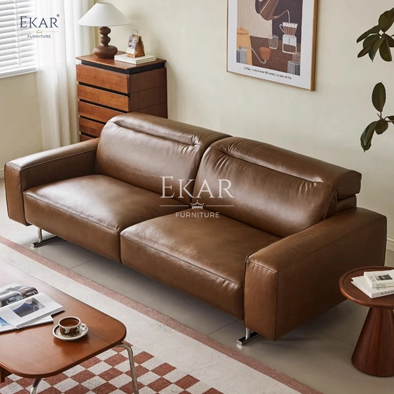 product new design ekar modern living room furniture sofa with stainless steel legs and nappa leather-62