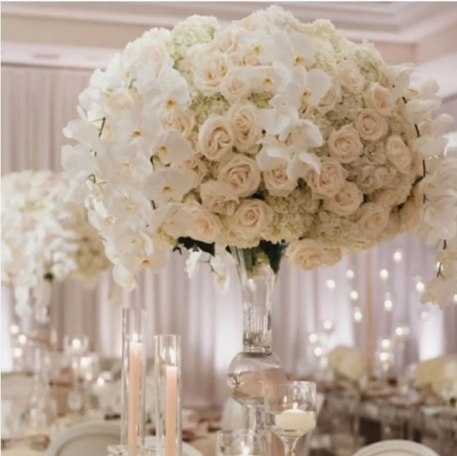 IFG 2020 New Style  Luxury Artificial Flower Arrangement for Wedding Decorative Flower Centerpiece