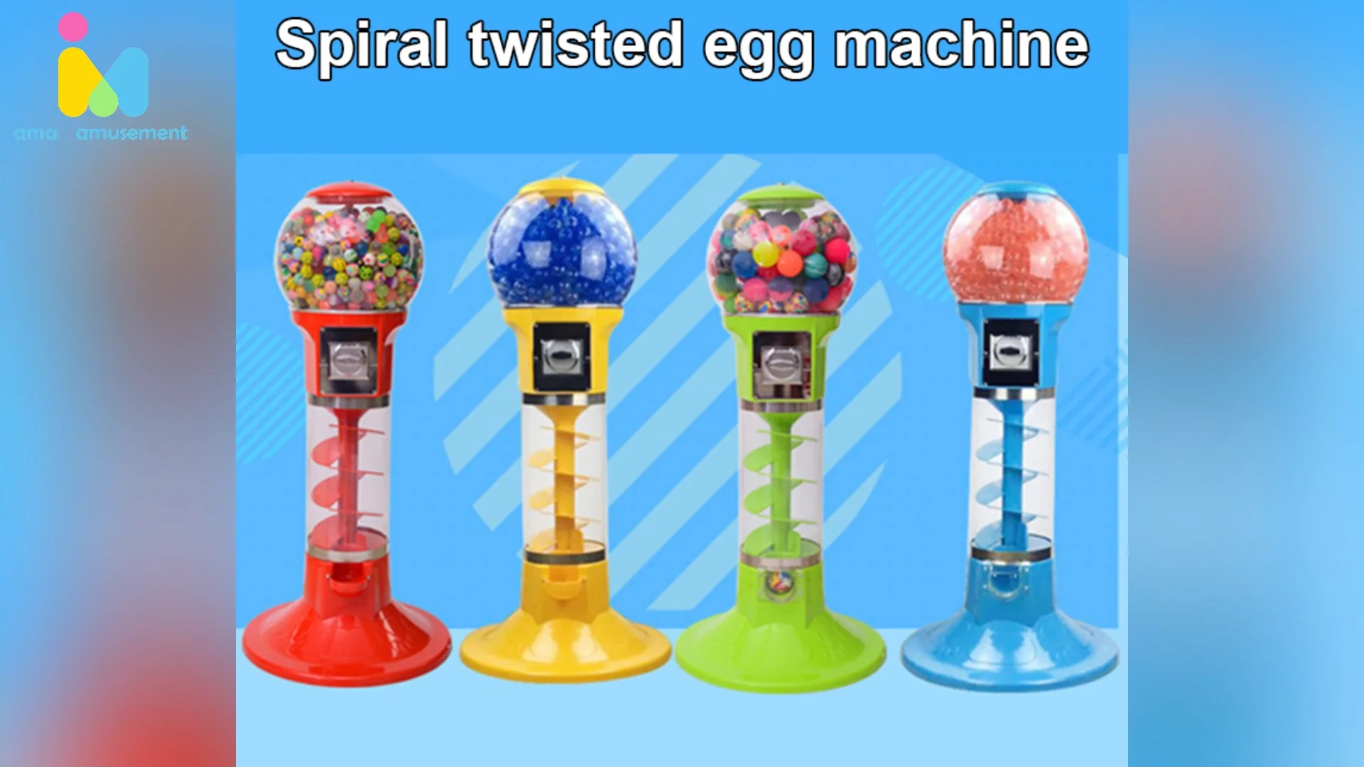 Ama Amusement Park Abs Pc Material Small Kid Egg Twisting Gashapon ...