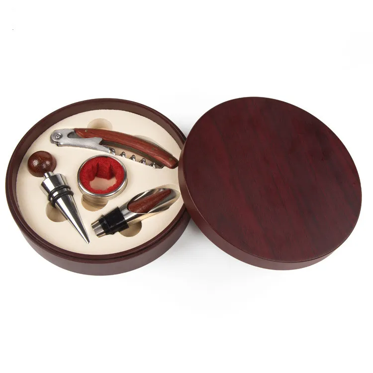 Wooden Box Waiters Corkscrew Wine Opener Set Wine Tool Accessory Set