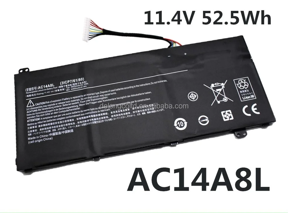 Laptop Akku AC14A8L Für Acer Aspire V15 Nitro VN7 Serie