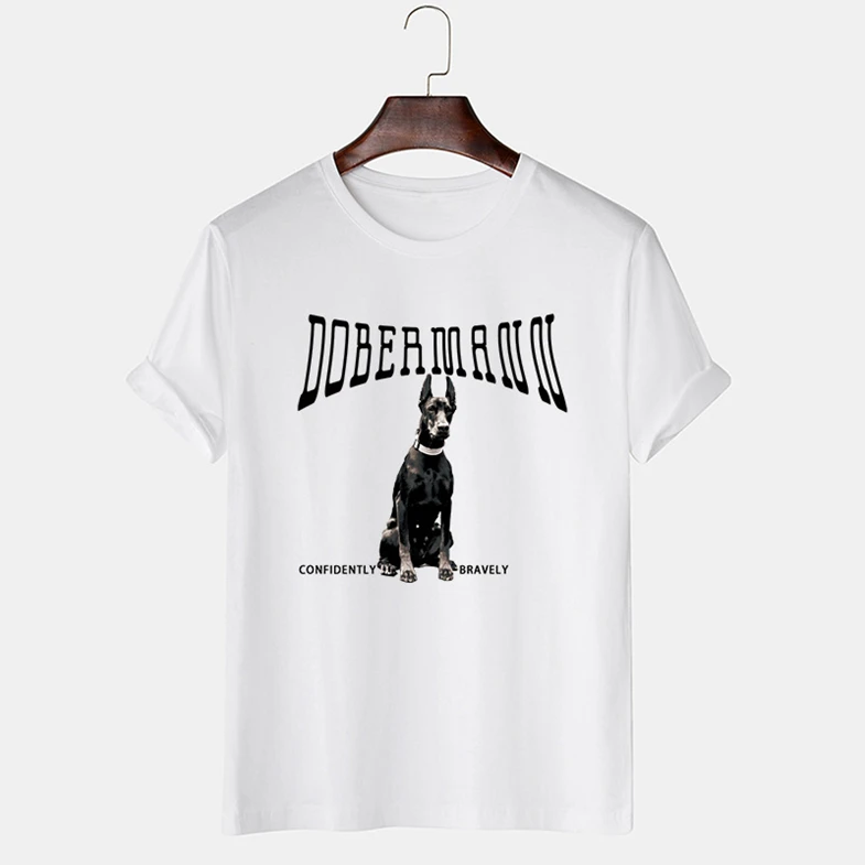 New Design Mens Clothing Plus Size Wholesale Custom Tshirt 100% Combed Premium Cotton Dog Printing t-shirt