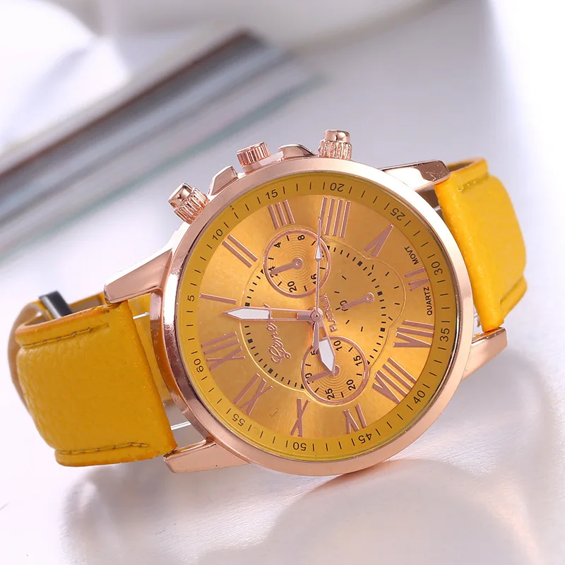Shop Our Women's Watches Fashion Geneva Brand Roman Numerals