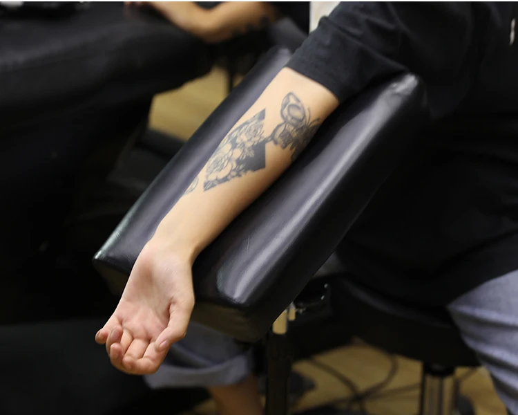 Горячая Распродажа подставка для рук Yilong с татуировкой ног стальной черный цвет поддержания осанки полностью регулируемый