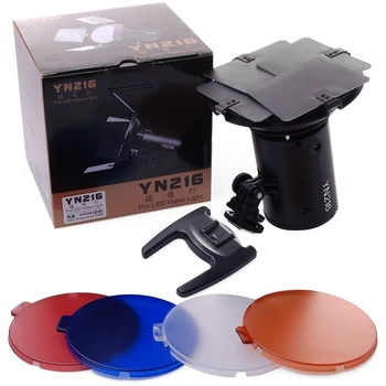YONGNUO YN216 LED 3200~5600K Photography Light Video Light with 4 Color Temperature Panels for Tiktok youtube Live detail image