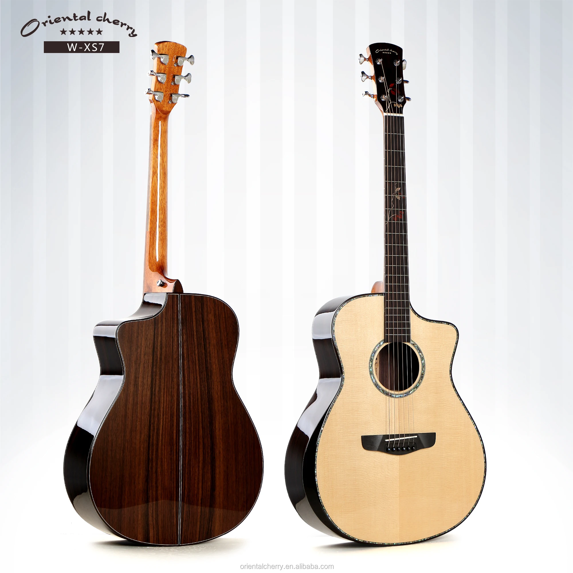 Guitarra Eléctrica Oriental Cherry De 41 Pulgadas,Guitarra Acústica Con  Cuerpo Sólido De Abeto Aa,Palisandro,Con Incrustación Lateral,Alta  Calidad,W-xs7 - Buy Guitarra Acústica Eléctrica,Guitarra Clásica,La Guitarra  Product on Alibaba.com