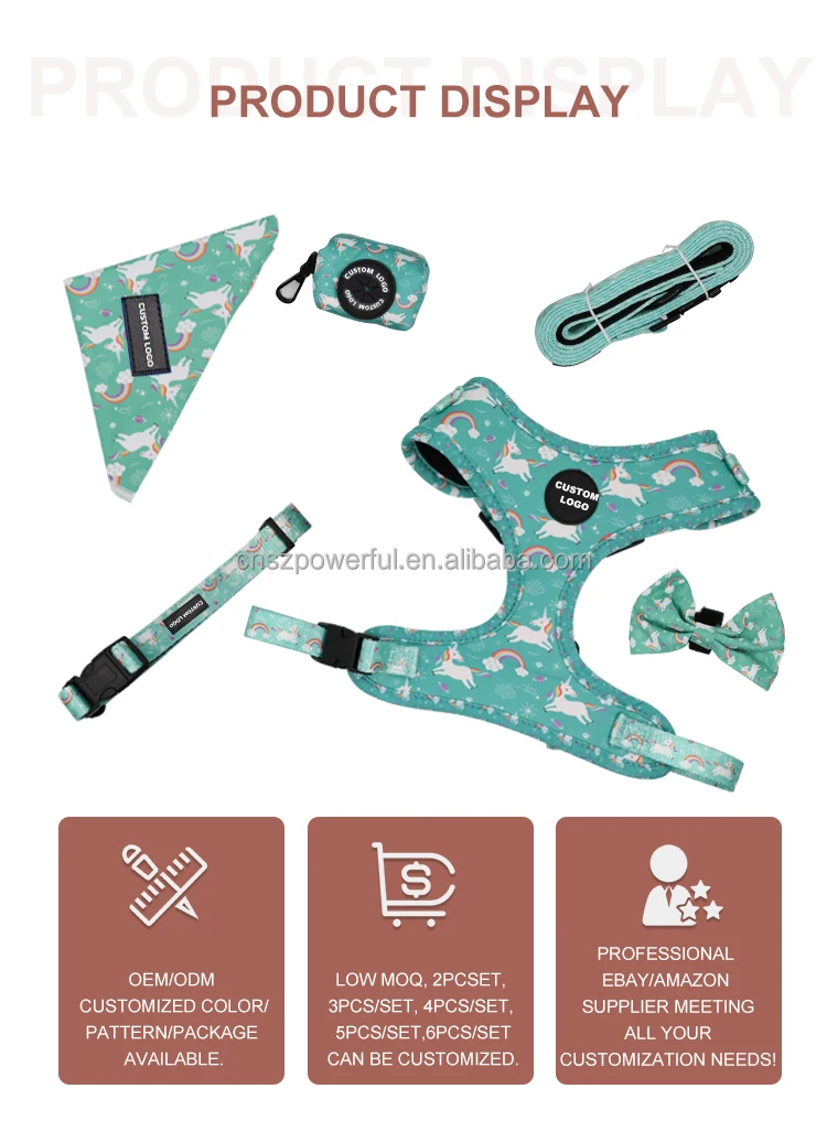 Pet Supplies Custom Luxury Harnesses For Dogs Pet Accessories Collar