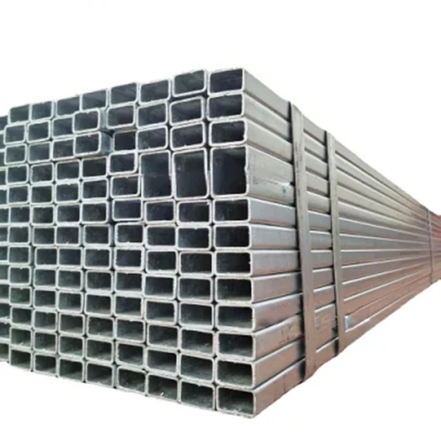 TOP Quality Q235 Hot Dipped Galvanized Steel Pipe GI Iron Erw Metal Pipe Hollow Section For Construction