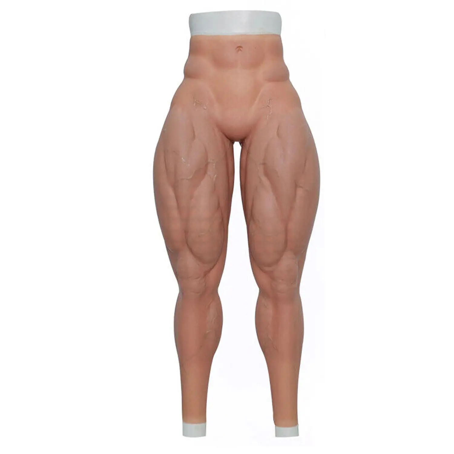 Silicone Muscle Pants Strong Leg Muscles Instantly Muscular Legs for Halloween Party Masquerade Ball Film Shooting