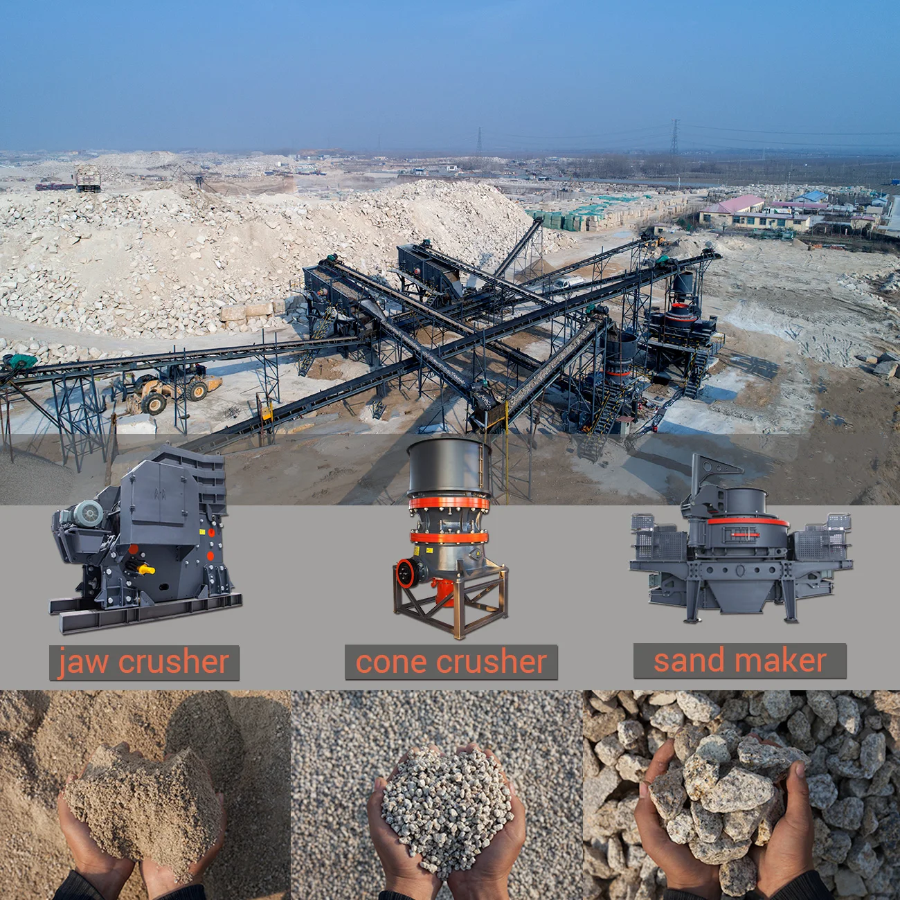 100 To 500 TPH Stone Crusher Plant, For Industrial,Construction etc