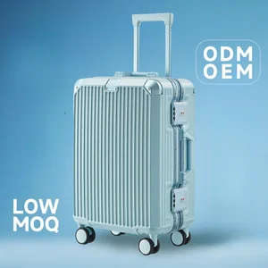 Business Essential 20\" Underseat Cabin Bag RFID Blocking Pockets Approved Laptop Compartment Aluminum Frame Cartoon Style PC