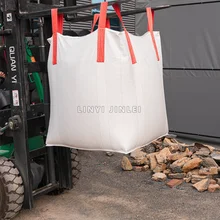 Best Price 1000Kg Super Sack Breathable Bulk Big Bags 1.5 Ton Jumbo Woodbag 2 Ton FIBC Bags For Sale