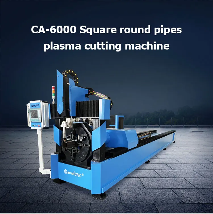 Metal Cnc Plasma Tube Pipe Cutting Machine Plasma Pipe Cutter Ca 6000 Buy Pipe Plasma Cutting