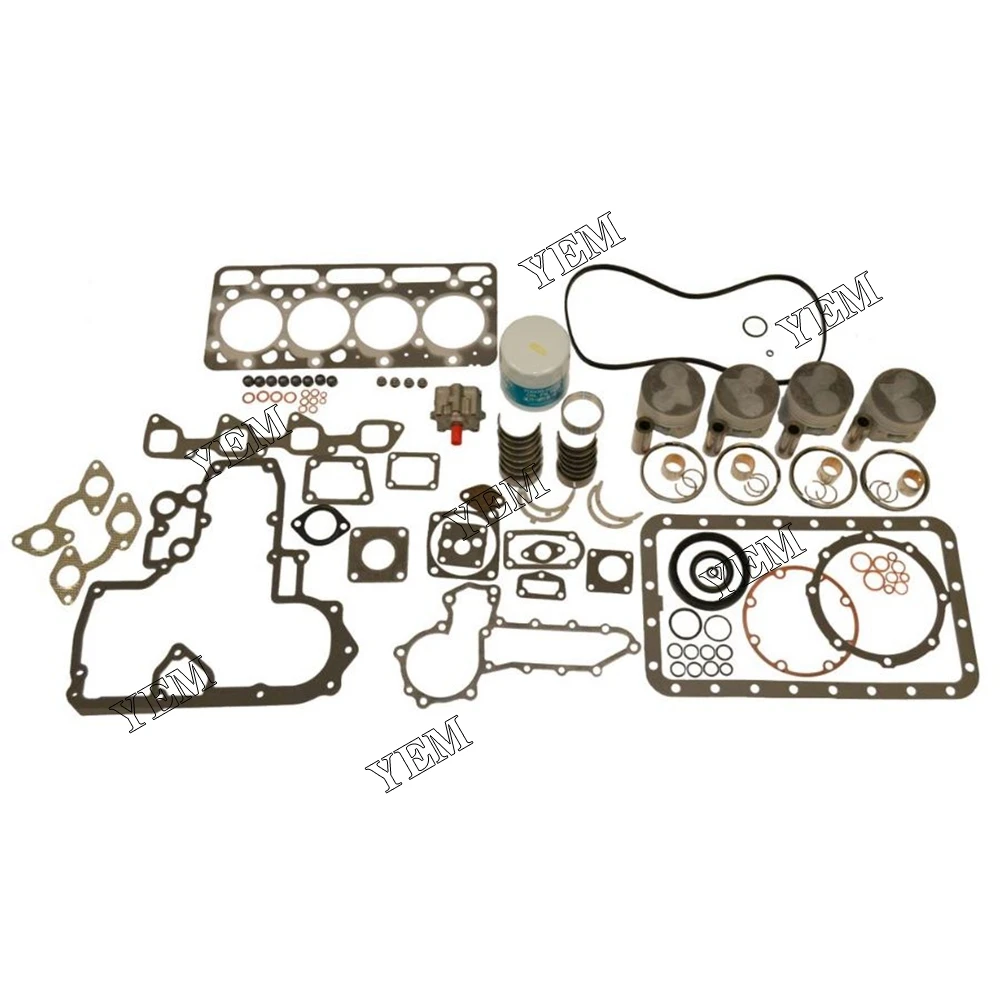 New Overhaul Kit +.5 Fits for Kubota D640 Aftermarket Engine Parts