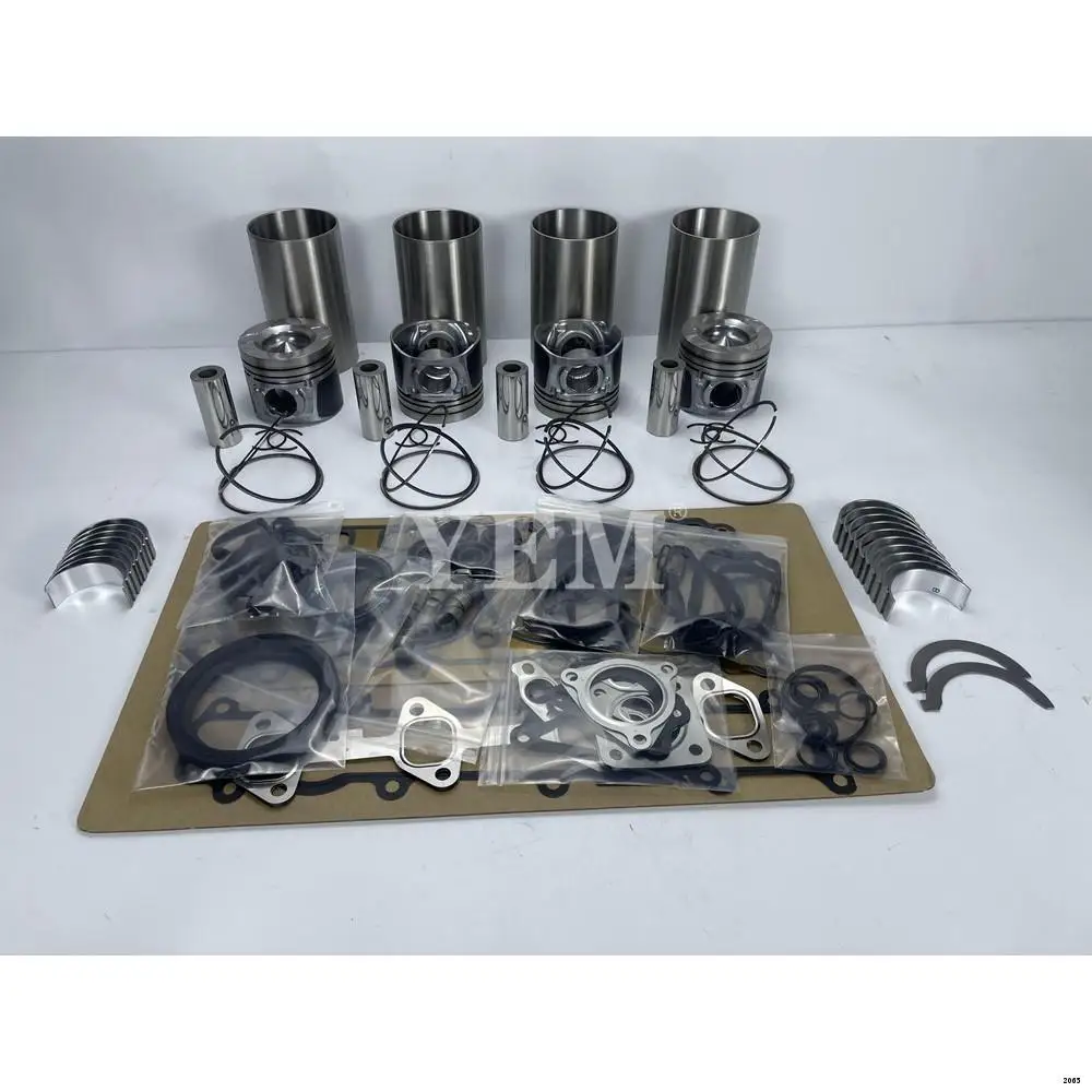 D24 Overhaul Kit With Piston Rings Liner Full Gasket Set Bearings for Doosan