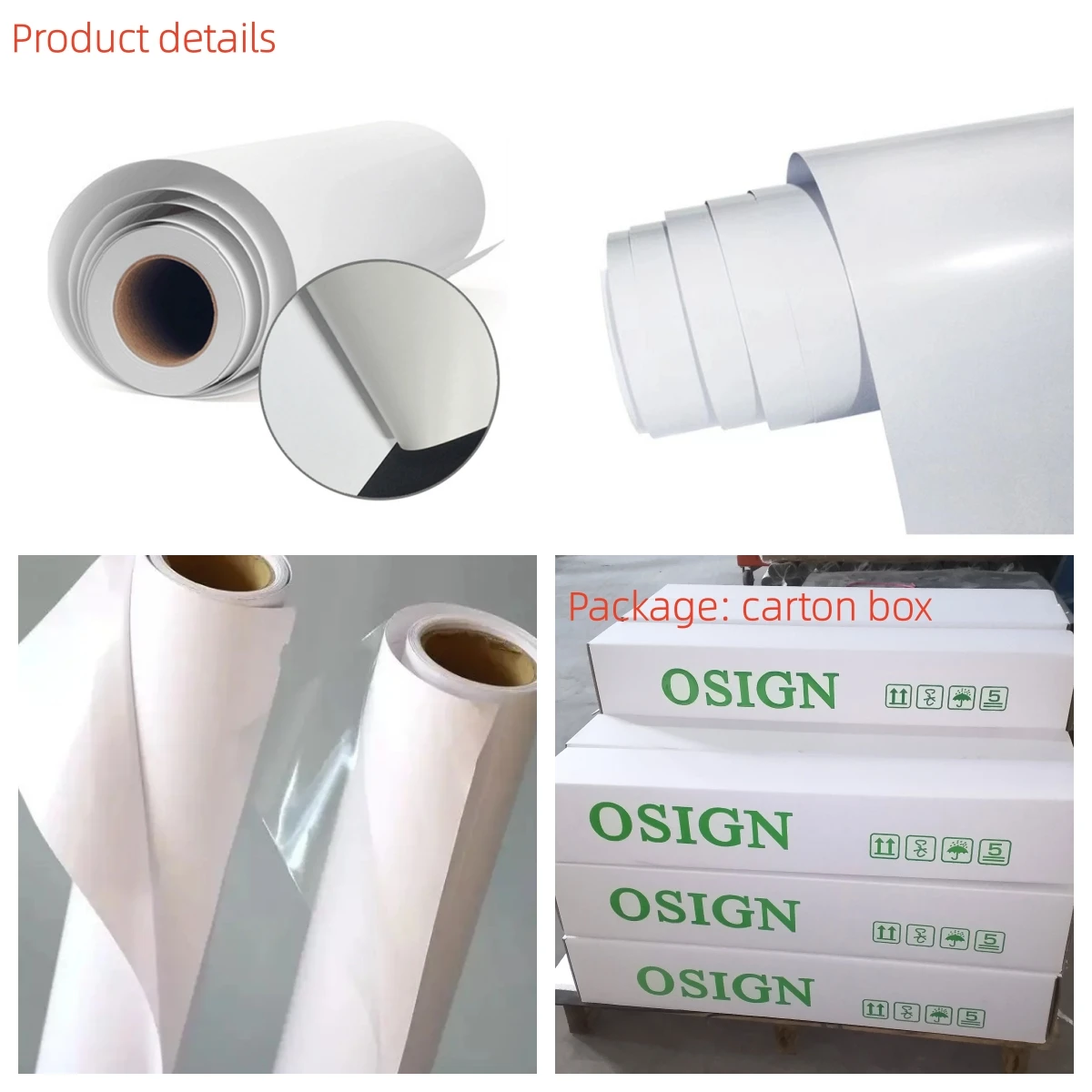 Adhesive Vinyl Roll for Signs