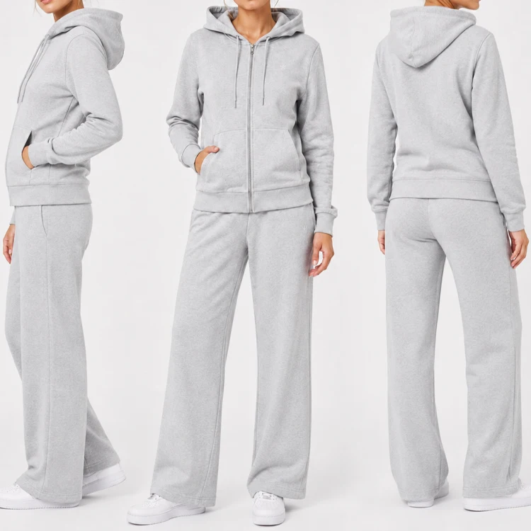 3pcs Contrast Binding Sustainable Athleisure Workout Set