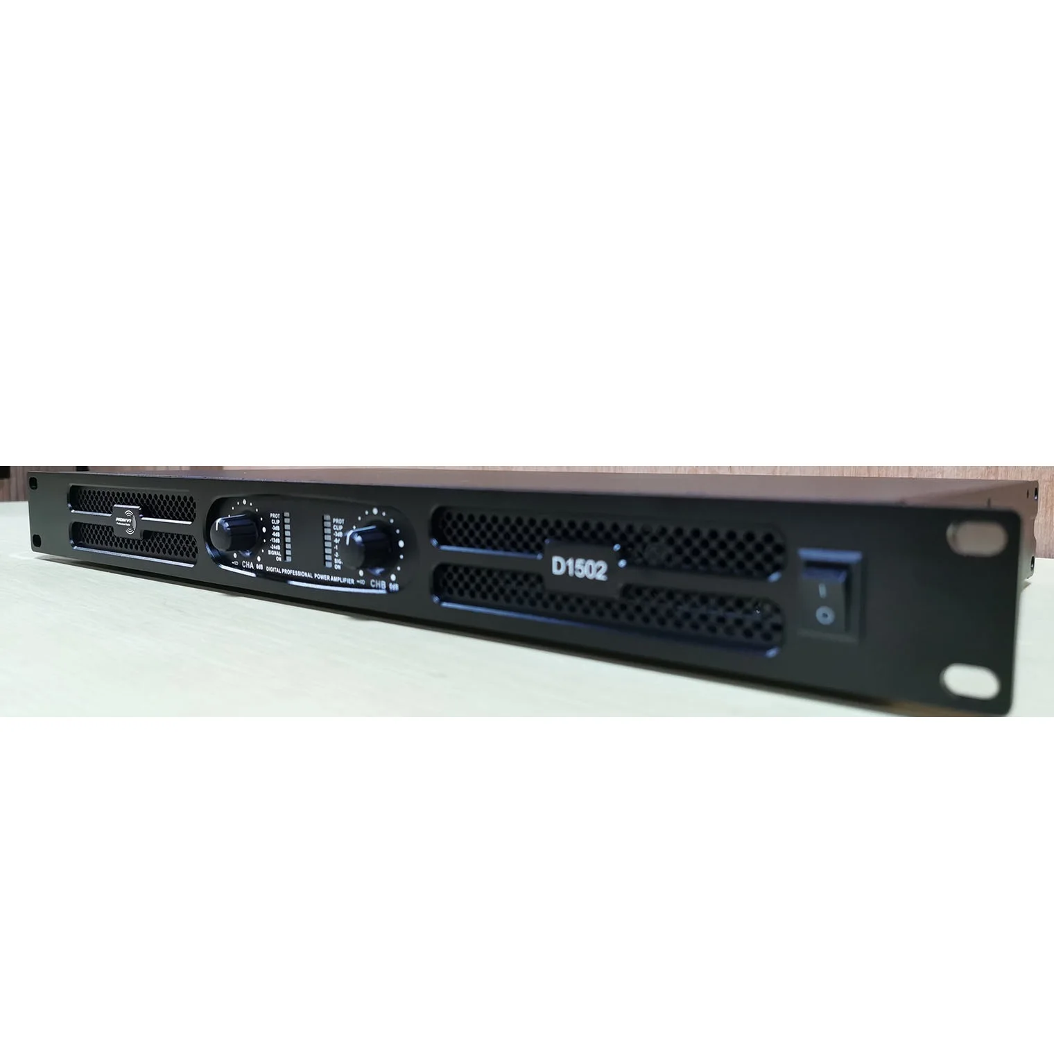 D1502 Pro Audio Class d Digital 1u Dsp 2 Channel 3000 Watt Amplifier High Power