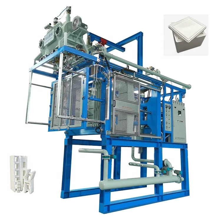 New Automatic Vacuum EPS Shape Moulding Molding Styrofoam Package Box and Home Appliance Packaging Box Making Machine for TV AC