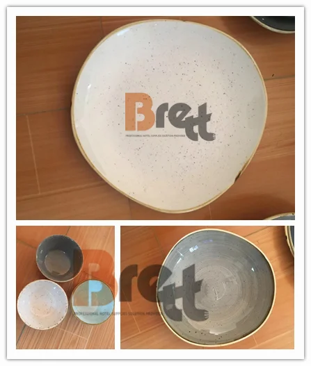 Chinabrett - सिरेमिक टेबलवेयर OEM कलर ग्लेज़्ड पोर्सिलेन डिनरवेयर सेट वेस्टर्न क्रॉकरी सेट कलर पोर्सिलेन डिनरवेयर 9