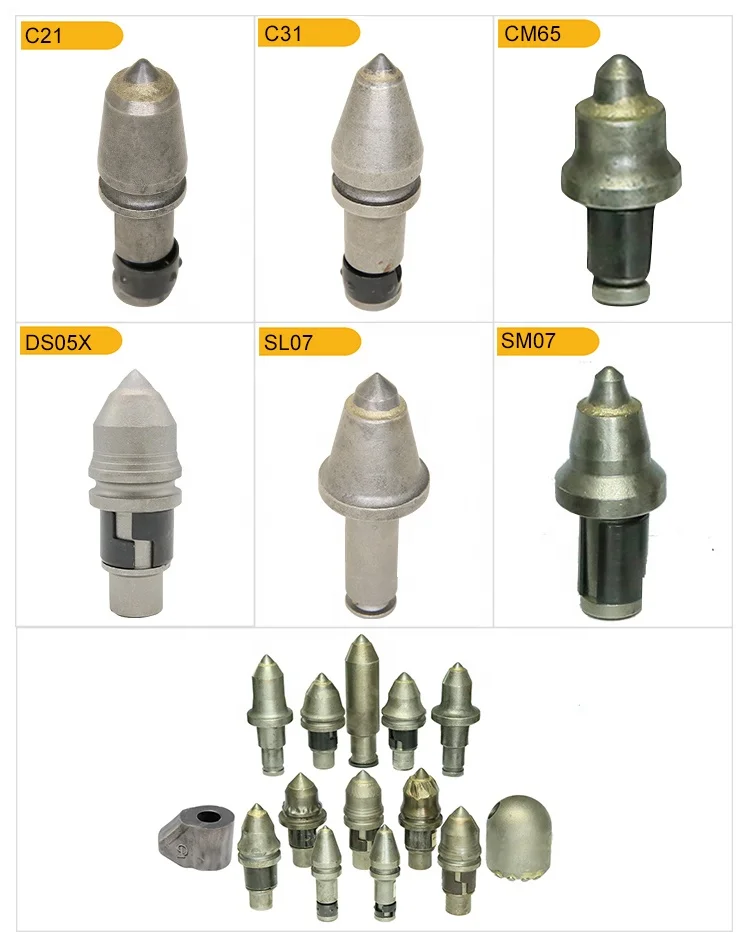 WS39 WS46 Kennametal Betek Bauer Foundation Drilling Tools Replaceable Tooth and Holder for Casing Shoe