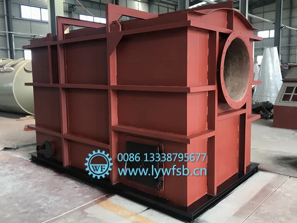 Однотрубная вращающаяся барабанная сушилка для опилок с горячим воздухом