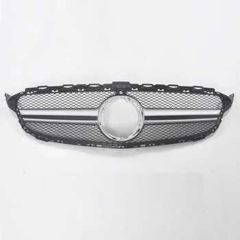 BAZIT C Class W205 2019 AMG style ABS grille W205 silver front grille for mercedes Benz