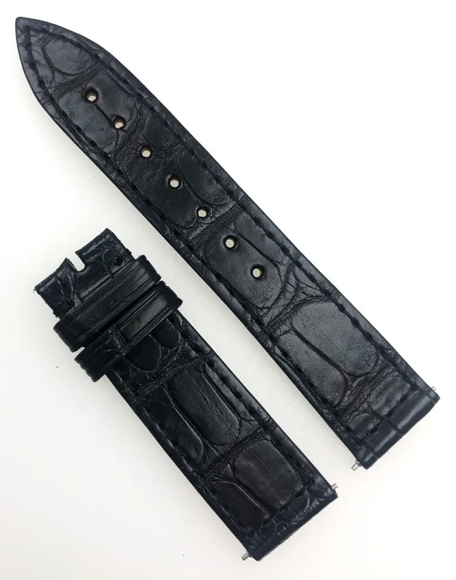Small Order Quantity Fashion Multi Color 18mm Semi Mat Beige ALLIGATOR STRAP for FRANCK MULLER FM952 FM950