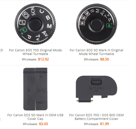 Original Mode Gear for Canon EOS 5D Mark III Mode Wheel Turntable Digital Camera Parts