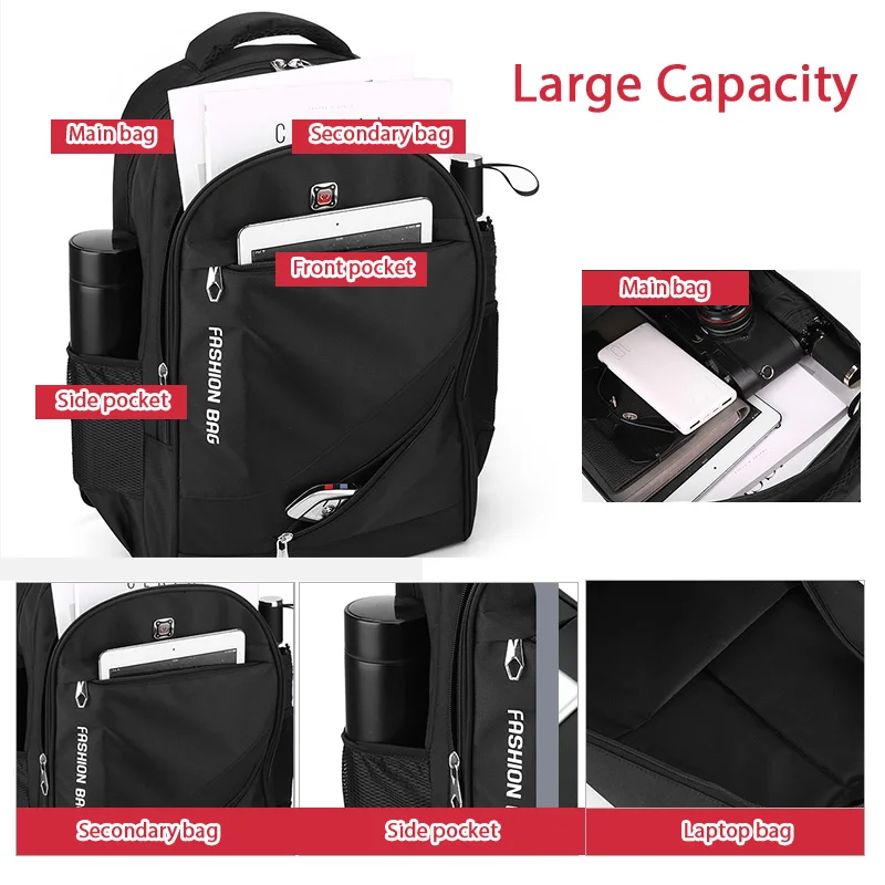 Luxury Waterproof Unisex Laptop Backpack