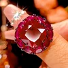 Red corundum ring