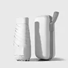White with card holder box