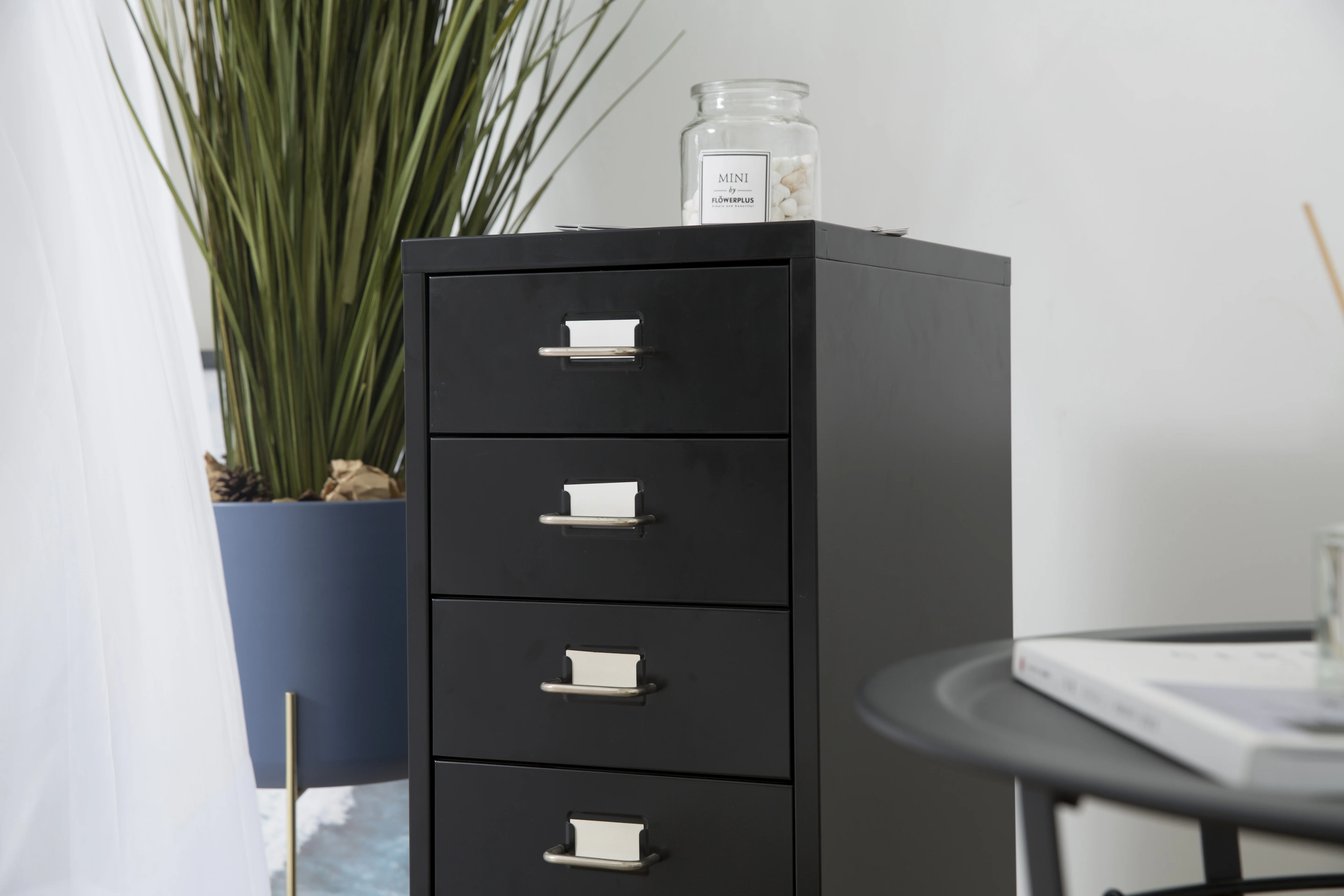 6个抽屉彩色金属文件柜办公家具文件存放