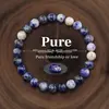 Pietra naturale a pois blu