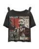 T-shirts-6กราฟิกสีดำที่กำหนดเอง