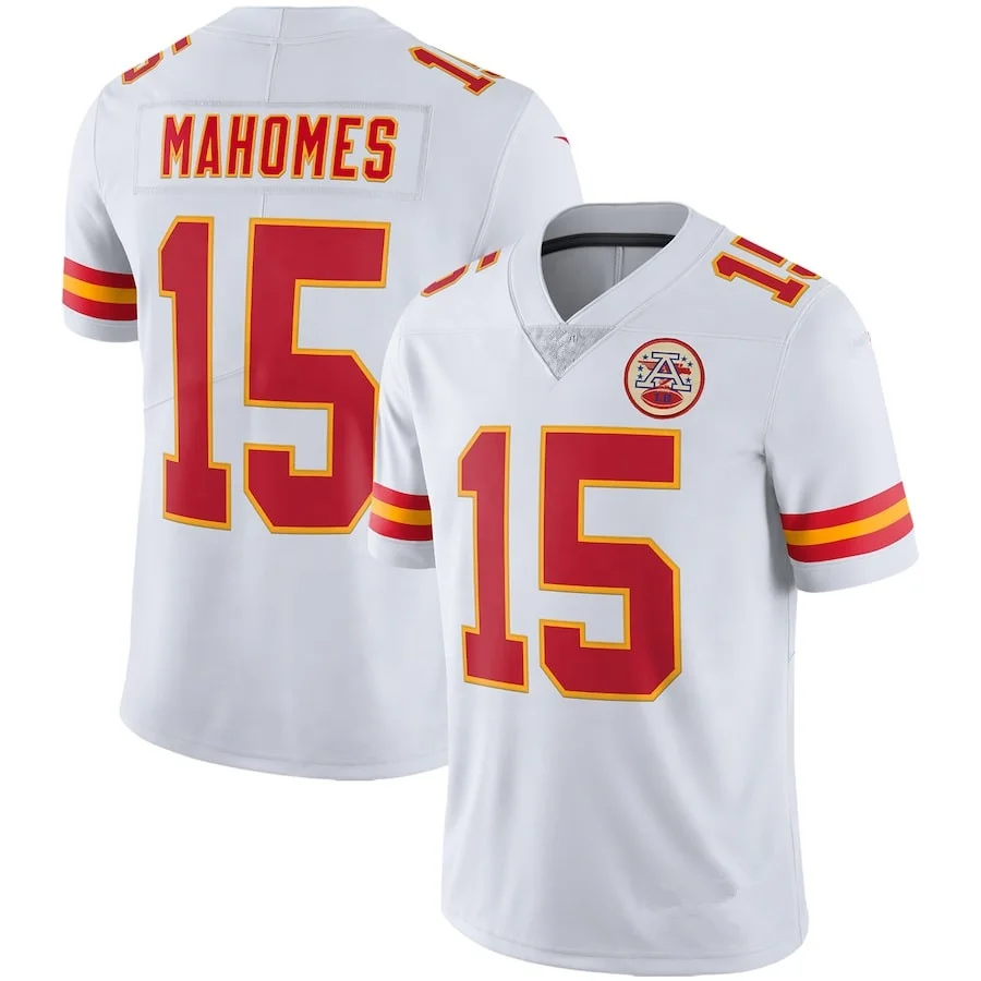 Source Wholesale Kansas City Stitched Men American Football Jersey Red  Chief Team Uniform #15 Mahomes #87 Kelce #10 Hill on m.alibaba.com