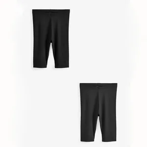 2026 New Summer Women's Casual Cycling Shorts Leggings High Waist Two-Piece Set Elastic Waist Skinny Solid Color Breathable Hot