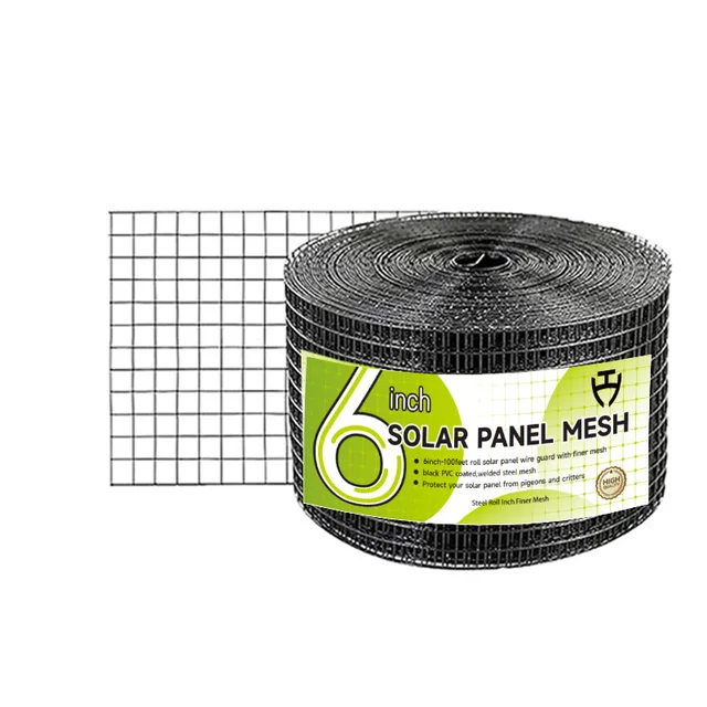 Pigeon Netting for Solar Panel 1.3mm 6''x100ft Solar Panel Debris Accumulation Interception Solar Panel Pest Barrier