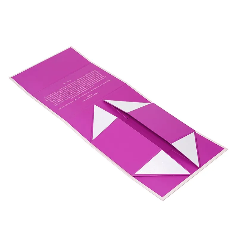 Custom Magnetic Folding Gift Box for Apparel Clothing Packaging Luxury Collapsible Box with Logo