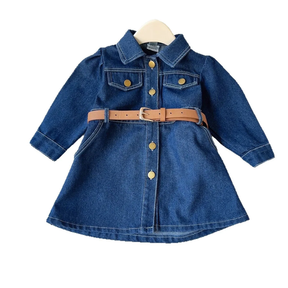 Birthday Bash Denim Dress Birthday Bash DENIM SHIRT SLIT