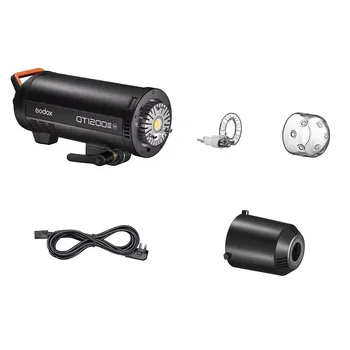 Godox QT1200III 1200W Quicker Studio Flash 5600K Bowens Mount 2.4G 40W LED Modeling Lamp Aluminum Alloy Camera Flash Lights detail image
