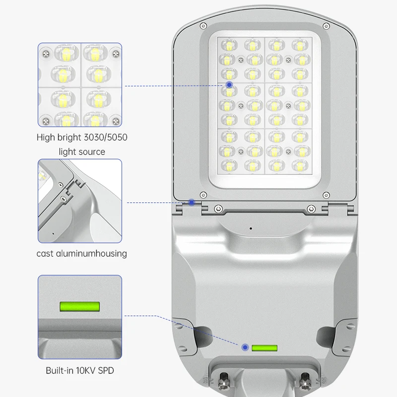 High Power Light Fancy Die Cast Aluminium 50w 80w 90w 100w 120w 150w 135w 200w 240w 250w 300w Led Street Light