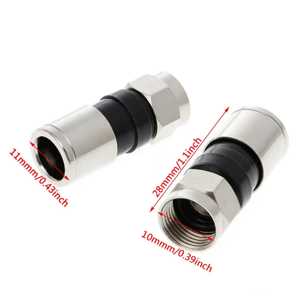 Соединитель RG6 для сжатия F