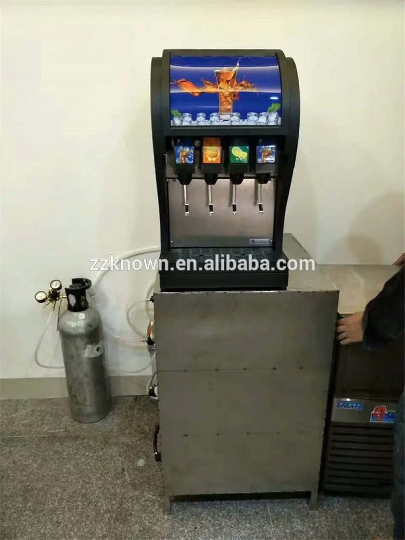 Oem Commercial Soda Post Mix Soda Fountain Dispenser With 5 Valves
