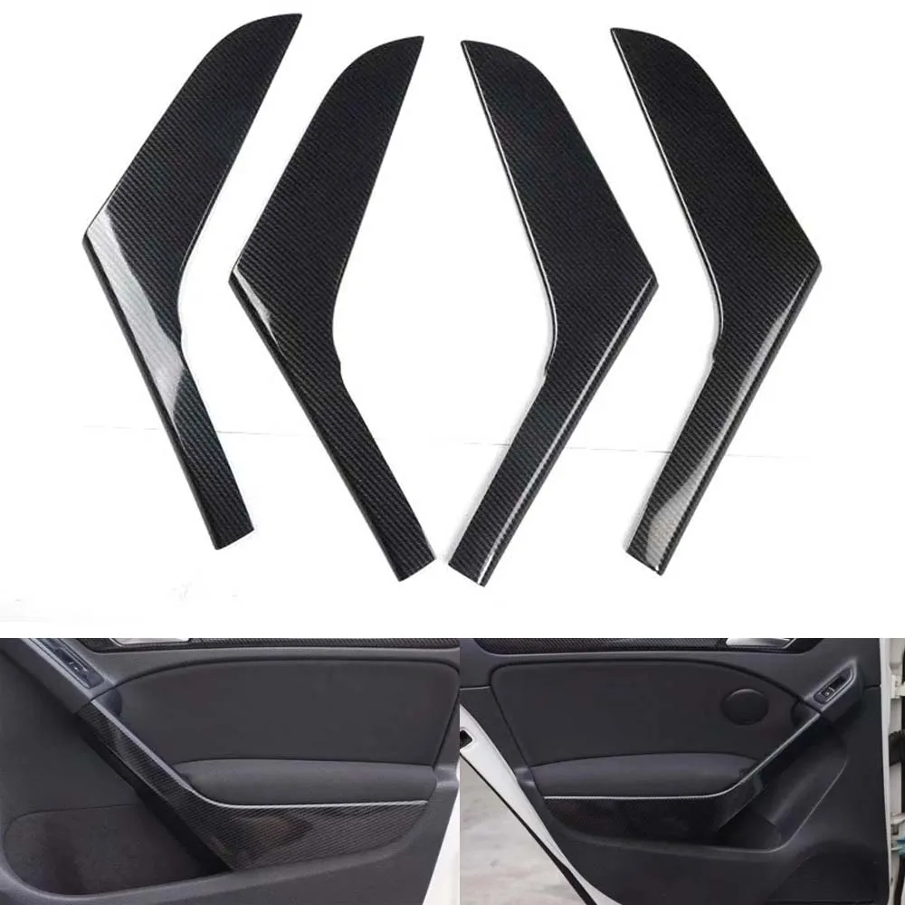 Car Inner Door Handle Cover Panel Accessories 5k4868040a 5k4868039a For Vw Golf Gti Mk6 4 Door