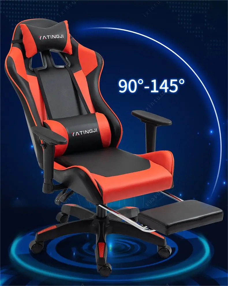 Computer Chair Racing Gif Height Adjustable High Back Custom Game Silla Gamer pink PC Computer ...